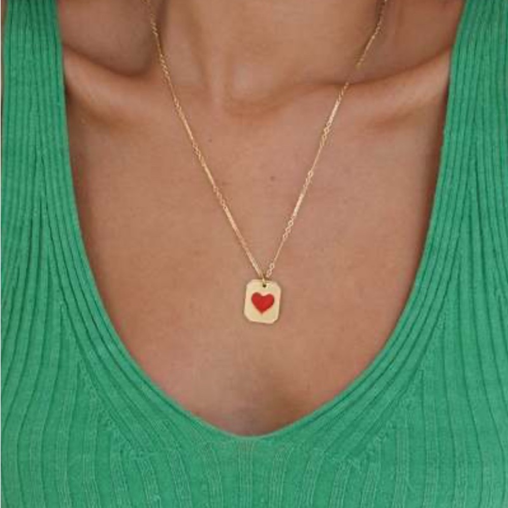 Hey Harper Gold Heart Pendant Necklace